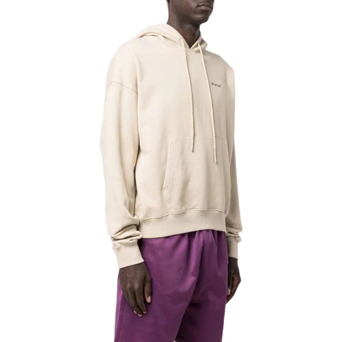 Off-White Homme SS22 Couleur unie Imprimé géométrique et logo Arrows Beige