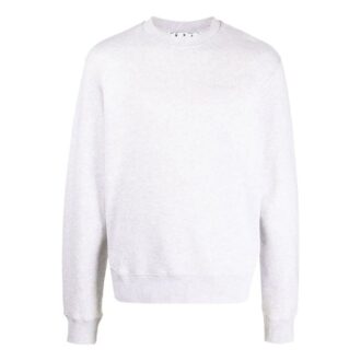 Off-White Homme SS22 Imprimé rayures unies Col rond Manches longues Version Blanc Off-White Homme SS22 Imprimé rayures unies Col rond Manches longues Version Blanc