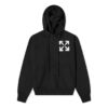 Off-White Homme SS22 Kangaroo Pocket Arrows Large Automne Noir