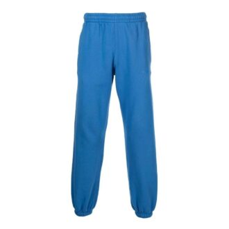 Off-White Homme SS22 Pantalon de sport décontracté à rayures et logo imprimé, version bleu Off-White Homme SS22 Pantalon de sport décontracté à rayures et logo imprimé, version bleu