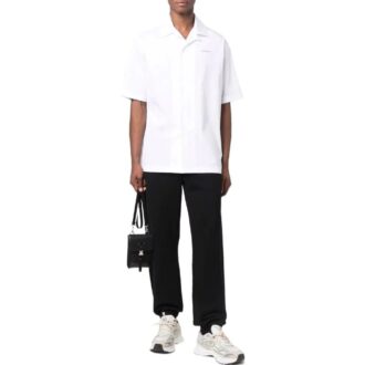 Off-White Homme SS22 Pantalon de sport/pantalon/jogging unie avec imprimé motif flèche, version noire Off-White Homme SS22 Pantalon de sport/pantalon/jogging unie avec imprimé motif flèche, version noire