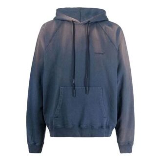 Off-White Homme SS22 Pull à manches raglan dégradé Bleu Off-White Homme SS22 Pull à manches raglan dégradé Bleu