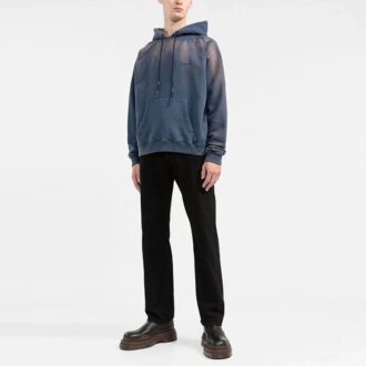 Off-White Homme SS22 Pull à manches raglan dégradé Bleu Off-White Homme SS22 Pull à manches raglan dégradé Bleu