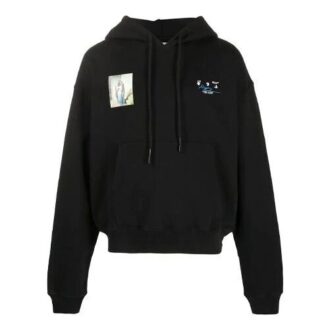 Off-White Homme The Kiss Imprimé Noir