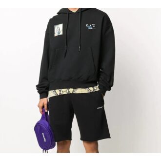 Off-White Homme The Kiss Imprimé Noir