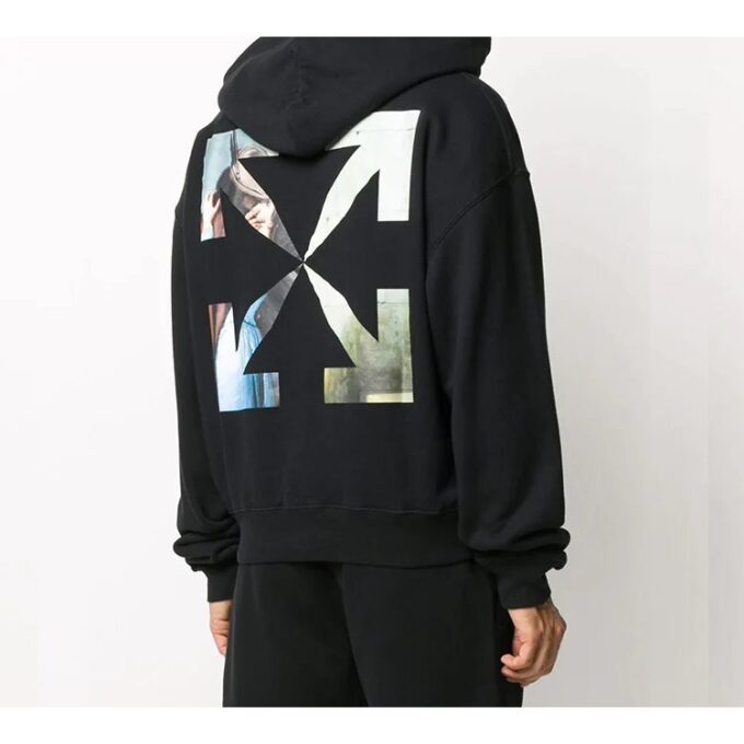 Off-White Homme The Kiss Imprimé Noir