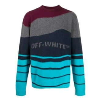 Off-White Homme Tricot rayé Colorblock