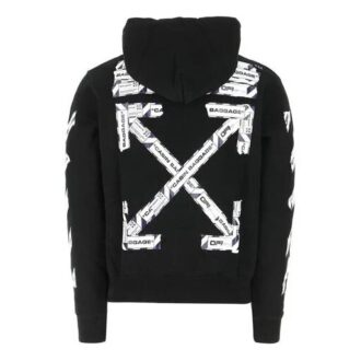 Sweat à capuche slim zippé Airport Tape