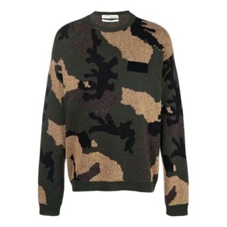 Off-White Hommes Ample Vert Camouflage