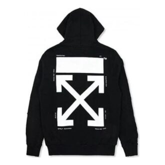 Off-White Hommes Back Arrow Zipper Noir
