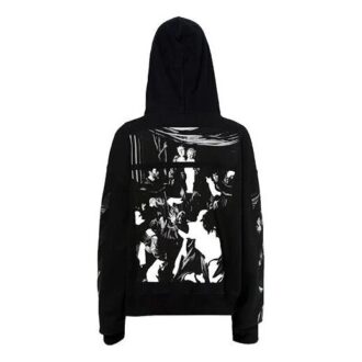 Off-White Hommes Caravaggio Imprimé au dos Noir