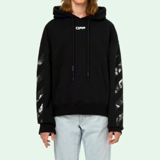 Off-White Hommes Caravaggio Imprimé au dos Noir