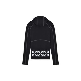 Off-White Hommes Coton Imprimé Logo Noir
