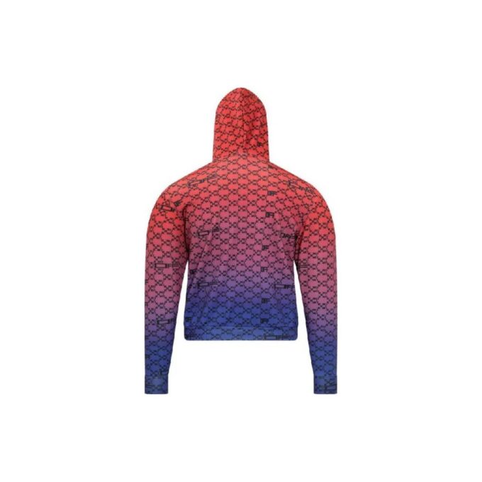 Off-White Hommes Dégradé Alphabet Rouge Bleu