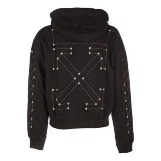 Off-White Hommes Diag Backbone Imprimé Noir