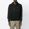 Off-White Hommes Diag Backbone Imprimé Noir