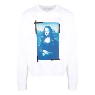 Off-White Hommes Elizabeth Imprimé Manches longues Blanc