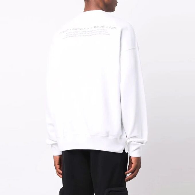 Off-White Hommes FW21 Caravaggio Imprimé Coupe ample Blanc