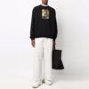 Off-White Hommes FW21 Caravaggio Imprimé Coupe ample Noir
