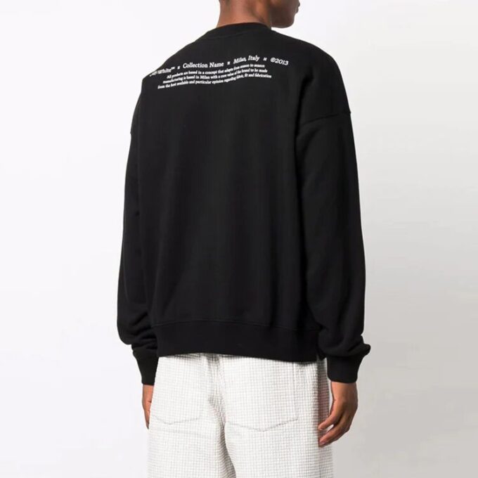 Off-White Hommes FW21 Caravaggio Imprimé Coupe ample Noir