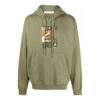 Off-White Hommes FW21 Imprimé illustration Coupe ample Vert