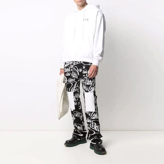 Off-White Hommes FW21 Logo Blanc