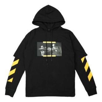 Off-White Hommes FW21 Motif Caravaggio Coupe ample Noir