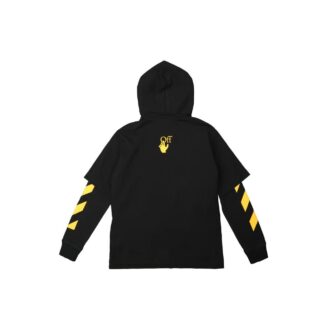 Off-White Hommes FW21 Motif Caravaggio Coupe ample Noir