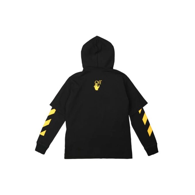 Off-White Hommes FW21 Motif Caravaggio Coupe ample Noir
