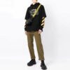 Off-White Hommes FW21 Motif Caravaggio Coupe ample Noir