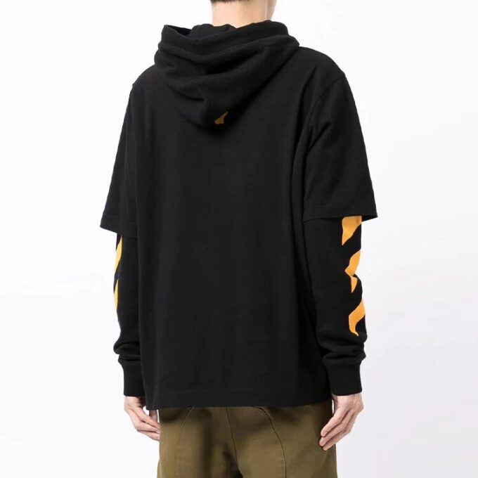 Off-White Hommes FW21 Motif Caravaggio Coupe ample Noir