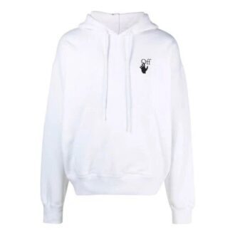 Off-White Hommes FW21 Motif Logo Cordon de serrage Coupe ample Blanc