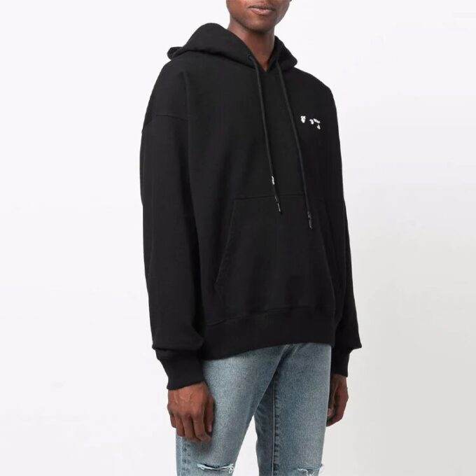 Off-White Hommes FW21 Motif logo Coupe ample Noir