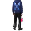 Off-White Hommes FW21 Rayures Fermeture éclair Version standard Bleu