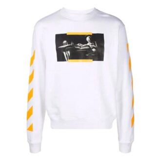 Off-White Hommes FW21 T-shirt à col rond version standard Blanc Off-White Hommes FW21 T-shirt à col rond version standard Blanc