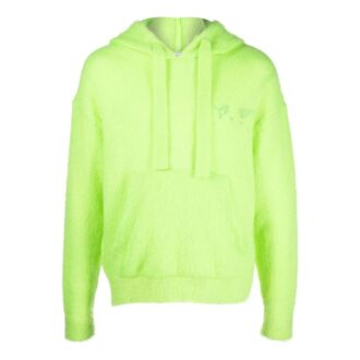Off-White Hommes FW22 Imprimé Logo Arrows Coupe ample Vert Jaune Off-White Hommes FW22 Imprimé Logo Arrows Coupe ample Vert Jaune