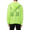 Off-White Hommes FW22 Imprimé Logo Arrows Coupe ample Vert Jaune