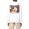 Off-White Hommes FW22 Imprimé à motifs de personnages, coupe ample, blanc