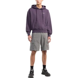 Off-White Hommes FW22 Motif de personnages Imprimé slogan Violet Off-White Hommes FW22 Motif de personnages Imprimé slogan Violet