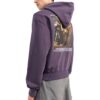 Off-White Hommes FW22 Motif de personnages Imprimé slogan Violet