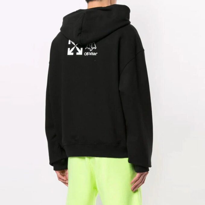 Off-White Hommes Imprimé animalier Coupe ample Noir