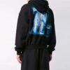 Off-White Hommes Imprimé au dos Ample Noir