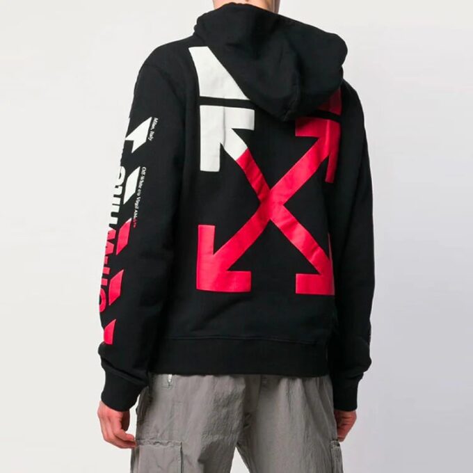 Off-White Hommes Imprimé Coupe ample Noir