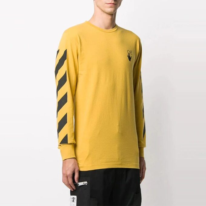 Off-White Hommes Imprimé Jaune