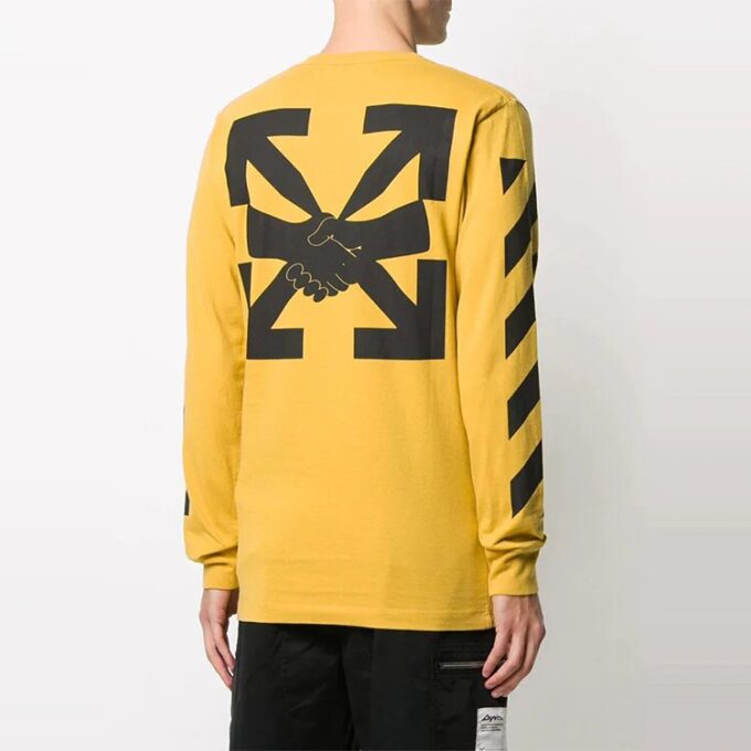Off-White Hommes Imprimé Jaune