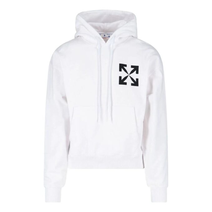 Off-White Hommes Imprimé Logo Blanc