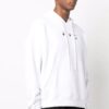Off-White Hommes Imprimé Logo Cordon de serrage Blanc