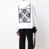 Off-White Hommes Imprimé Logo Cordon de serrage Blanc