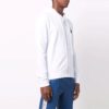 Off-White Hommes Imprimé Logo Fermeture éclair Blanc