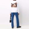 Off-White Hommes Imprimé Logo Fermeture éclair Blanc